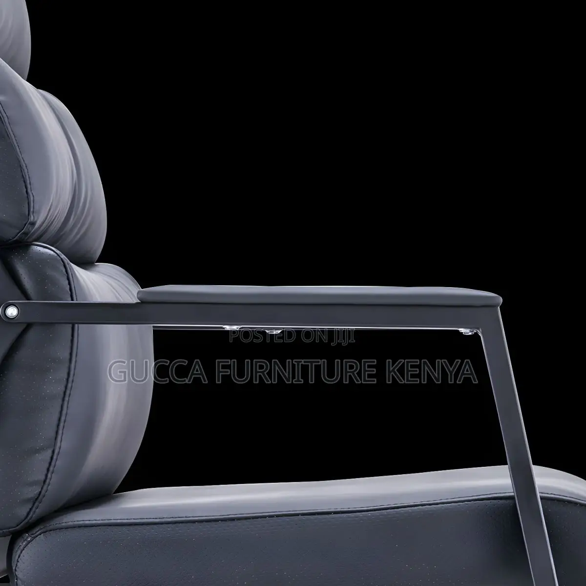 Office Chair:Modern No Wheels Desk Chair Faux Leather