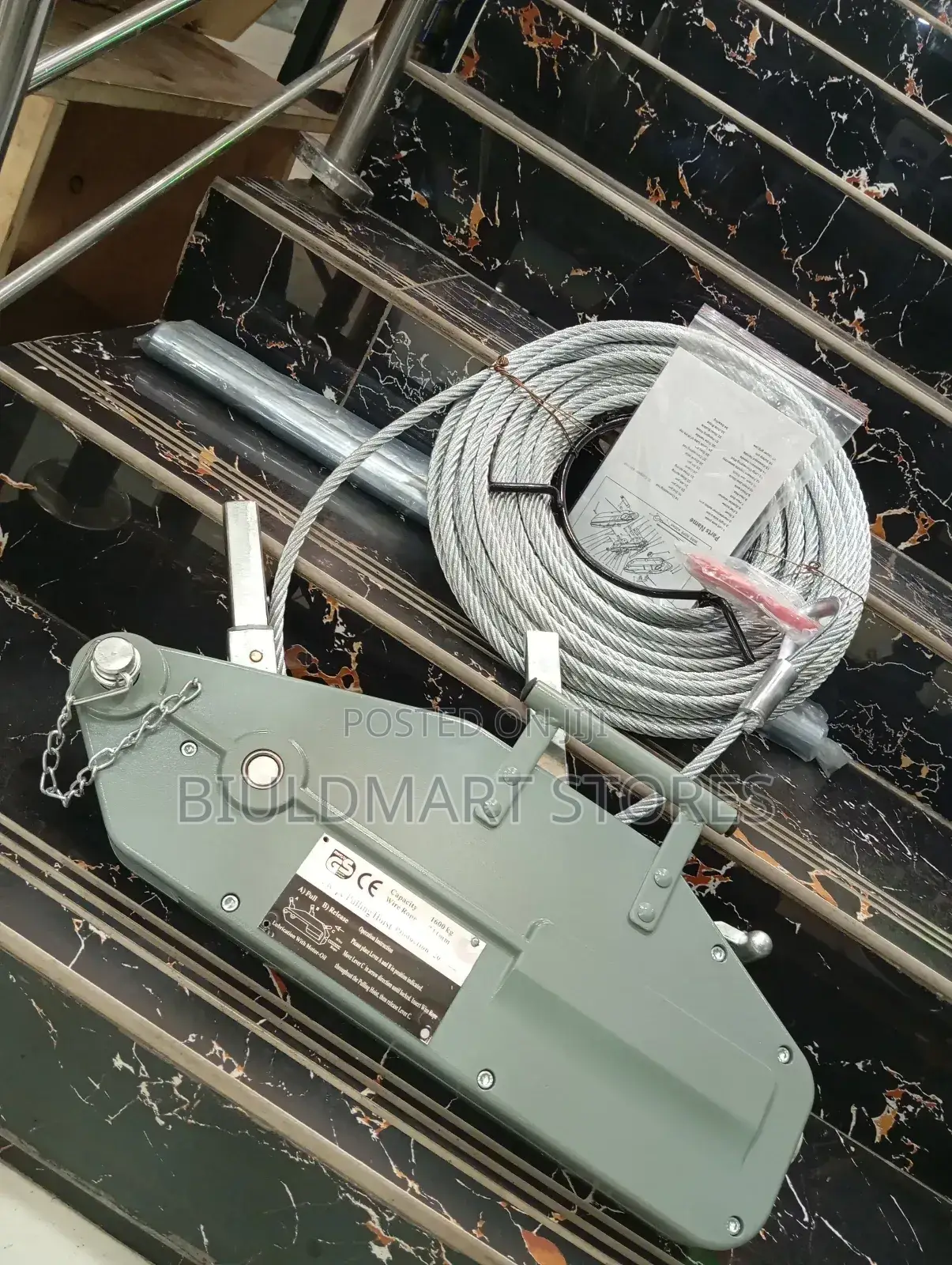 Tirfor Hand Winch Hot Sale 1.6t Wire Rope Hand Hoist