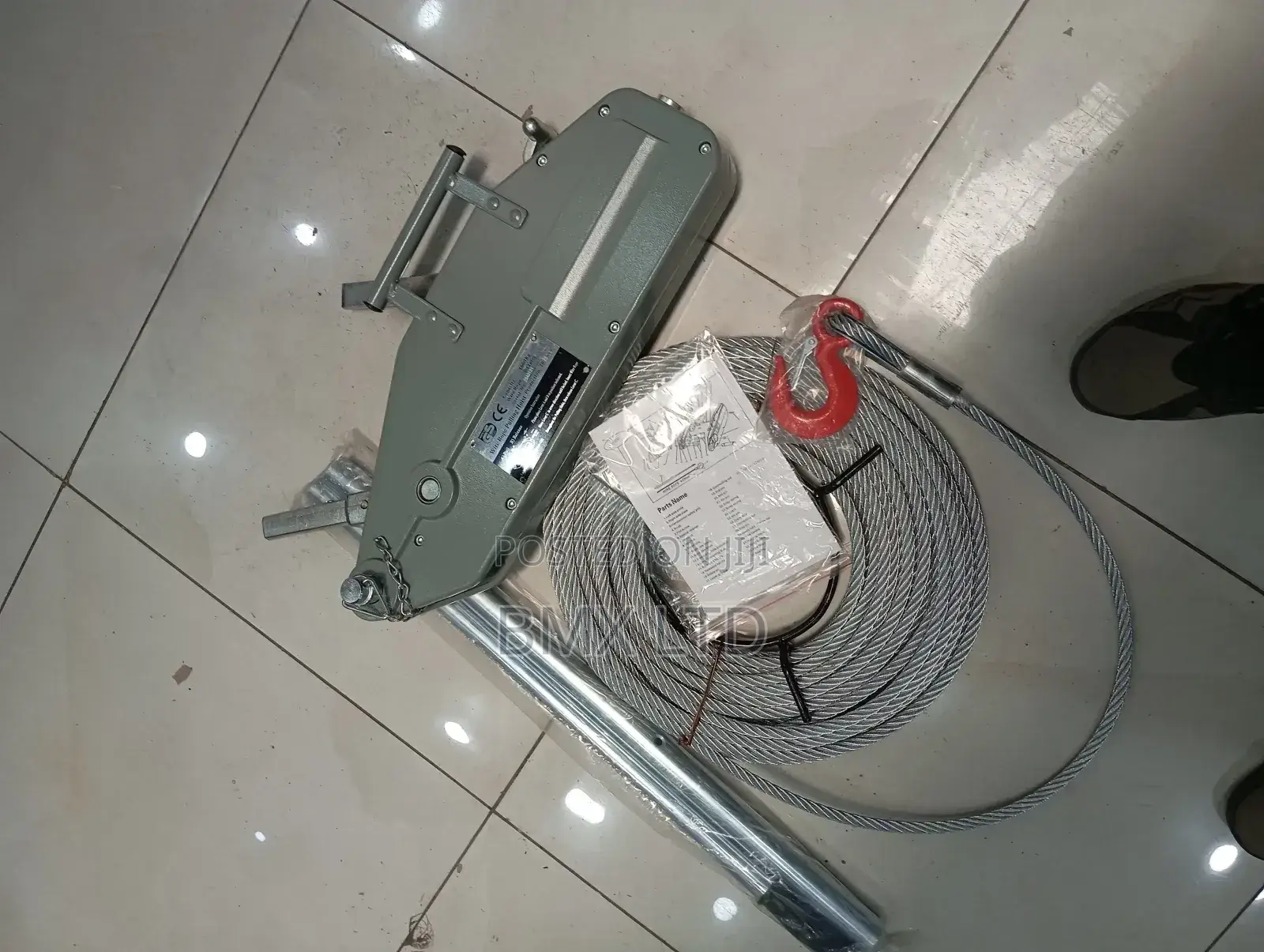 Tractel Tirfor Lever Operated Wire Rope Winch 2.6t