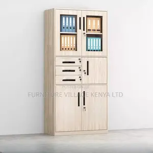 Cabinets:Brown Wood Locally Made Storage Cabinet With Safe
