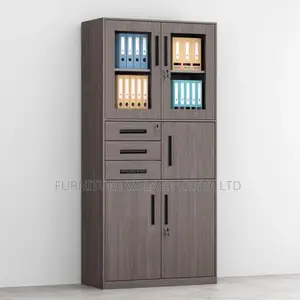 Cabinets:Brown Wood Locally Made Storage Cabinet With Safe