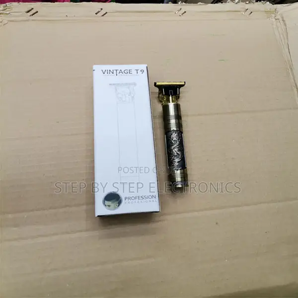 Vintage T9 Ultra Silent Motor- Metallic Gold Hair Trimmer
