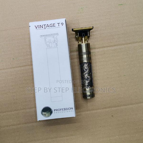 Multi Functional Vintage T9 Metallic Gold Hair Trimmer