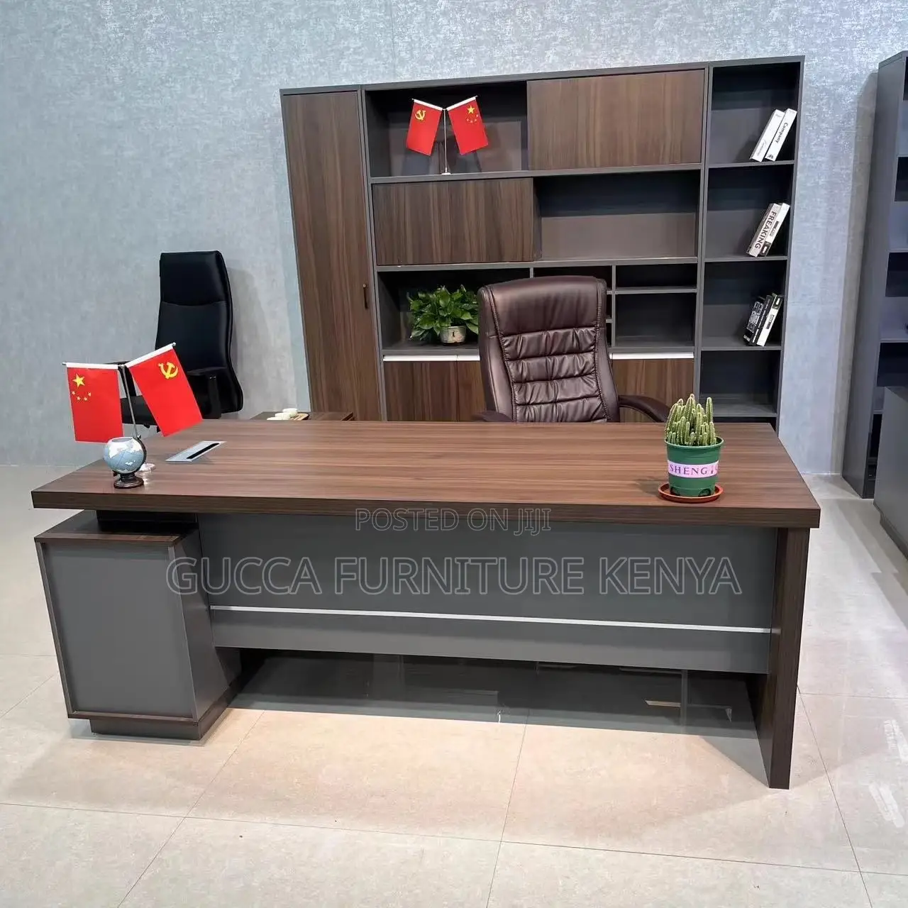 Office Desk:1800mm Fashionable Executive Office L-Table