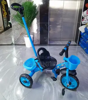 Tricycle With Push Handle