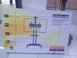 Adjustable Tv Trolley Stand for Size 32" to 75" TVS