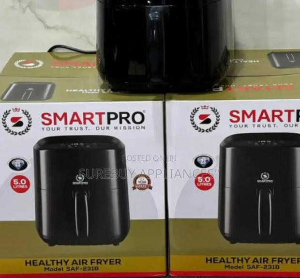 Smartpro 5l Air Fryer ( Saf- 213b ) in Black - main view