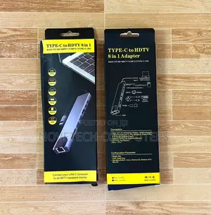 Type C to HDTV 8 in 1 Adapter