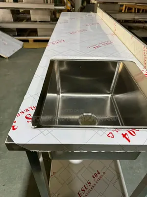 Stainless Steel Sink With Spacious Worktop