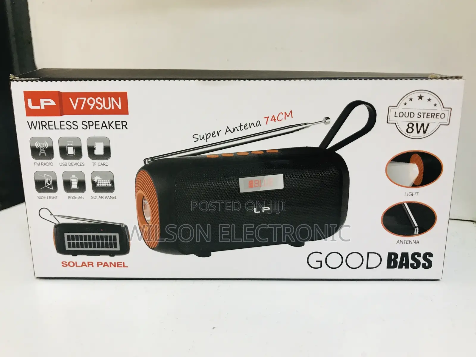 Wireless Fm Radio. Solar Radio.