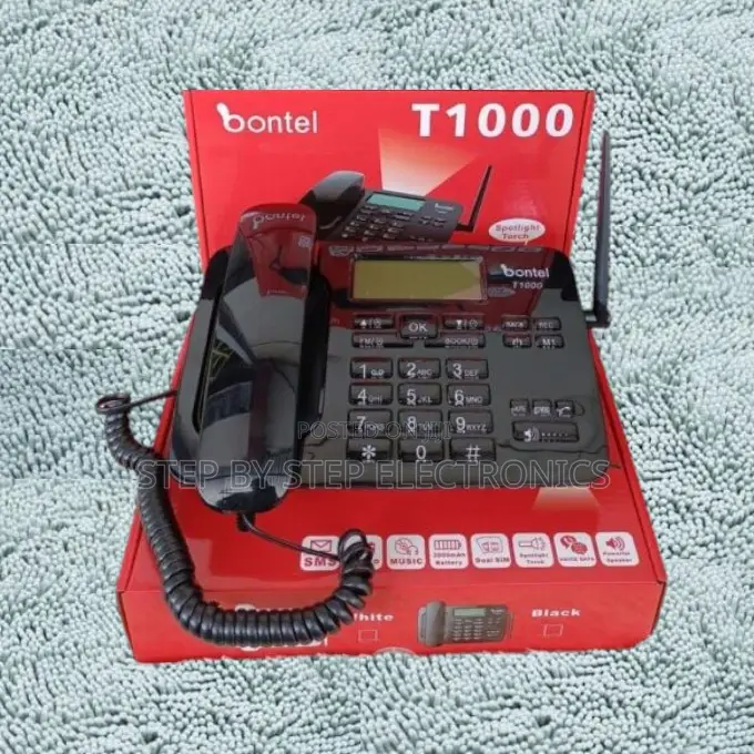 Bontel GSM 900/1800 MHZ Desktop Phone With Dual Sim Slot