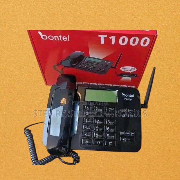 Bontel Desktop Phone With Dual Sim Slot, Powerful Speakers