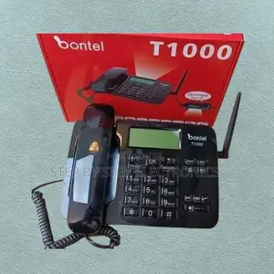 Bontel T1000 Desktop Phone With Dual Sim Slot , Torch