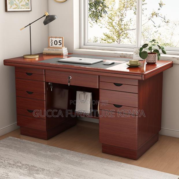 Office Desk: Thickened Financial Director's 1.4 Meter Desk - main view