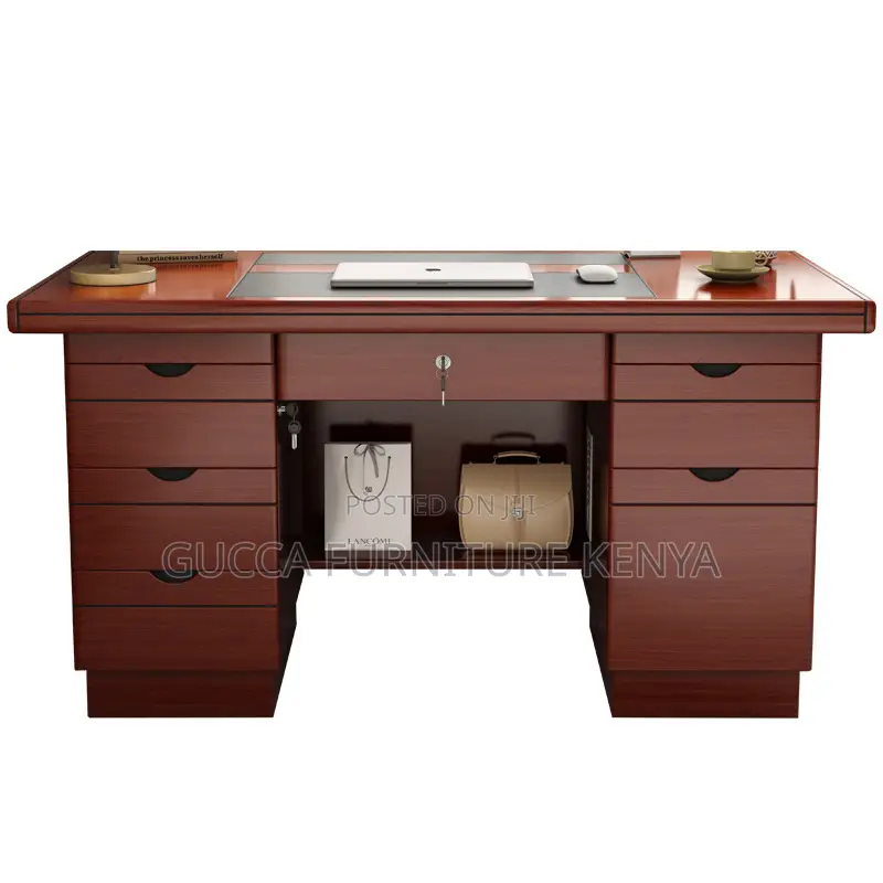 Office Desk: Thickened Financial Director's 1.4 Meter Desk