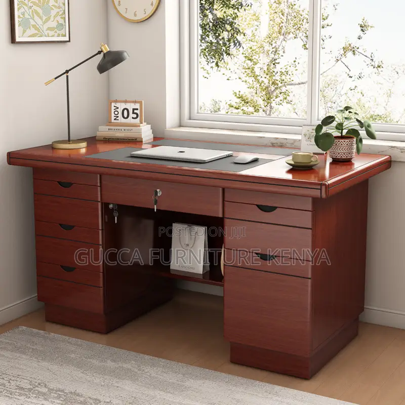 Office Desk: Thickened Financial Director's 1.4 Meter Desk