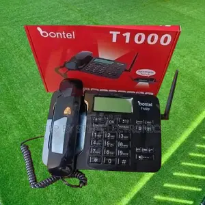 Strong Quality Battery Bontel Desk Phone With Dual Sim Slot
