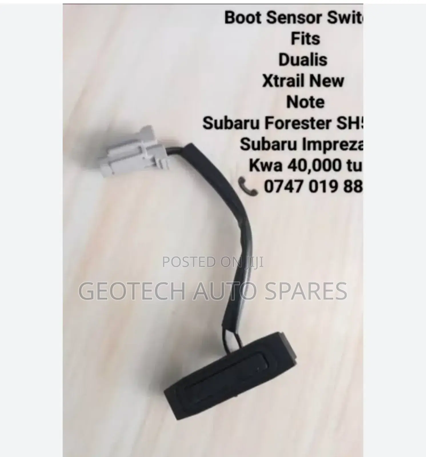 Boot Sensors Switches Available