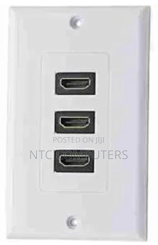 3 Port Multi-Function Faceplate Only