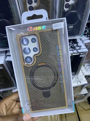 Torras S23 Ultra Magsafe Stand Carbon Fiber Patterncase