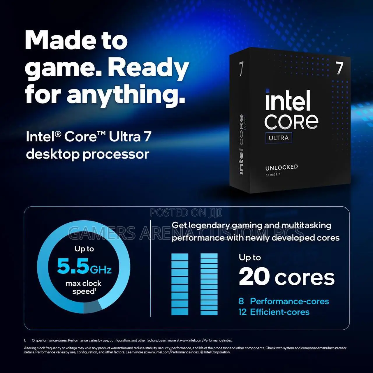 Intel Core Ultra 7 265kf Desktop Processor Arrow Lake