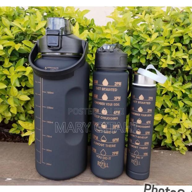 *3 in 1 Motivational Bottle** Water Bottle*