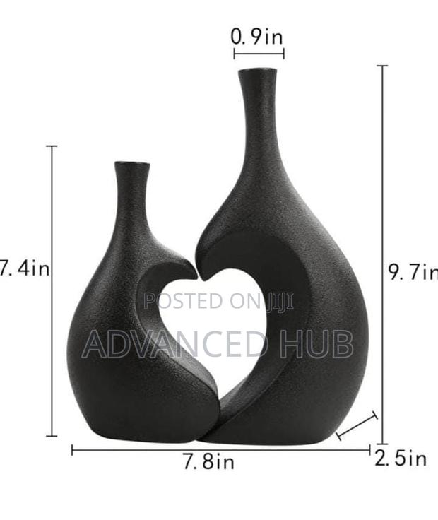 Decorative Heart Shape Vase - thumbnail 3