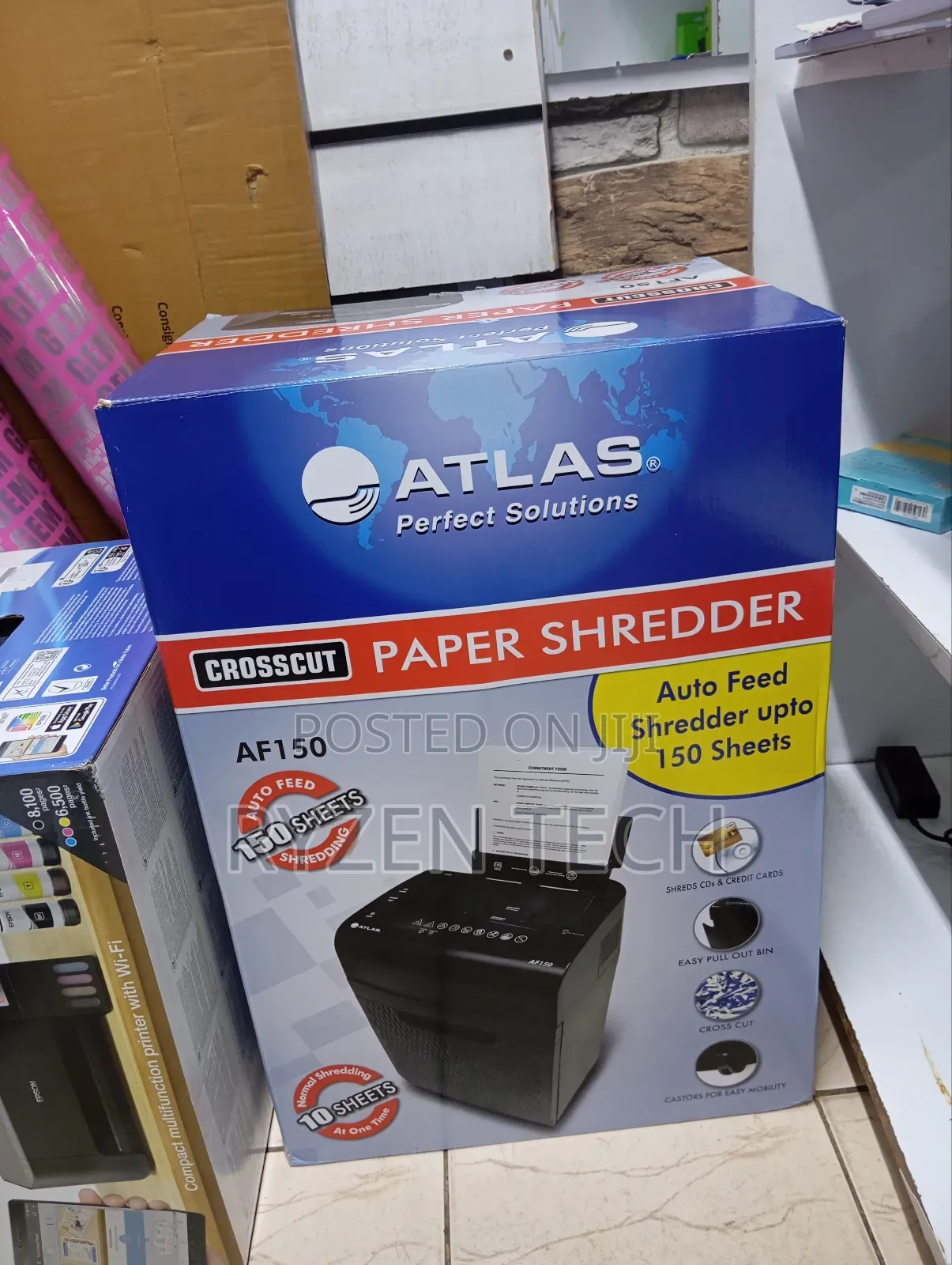 Atlas 150 Sheet Shredder Af150