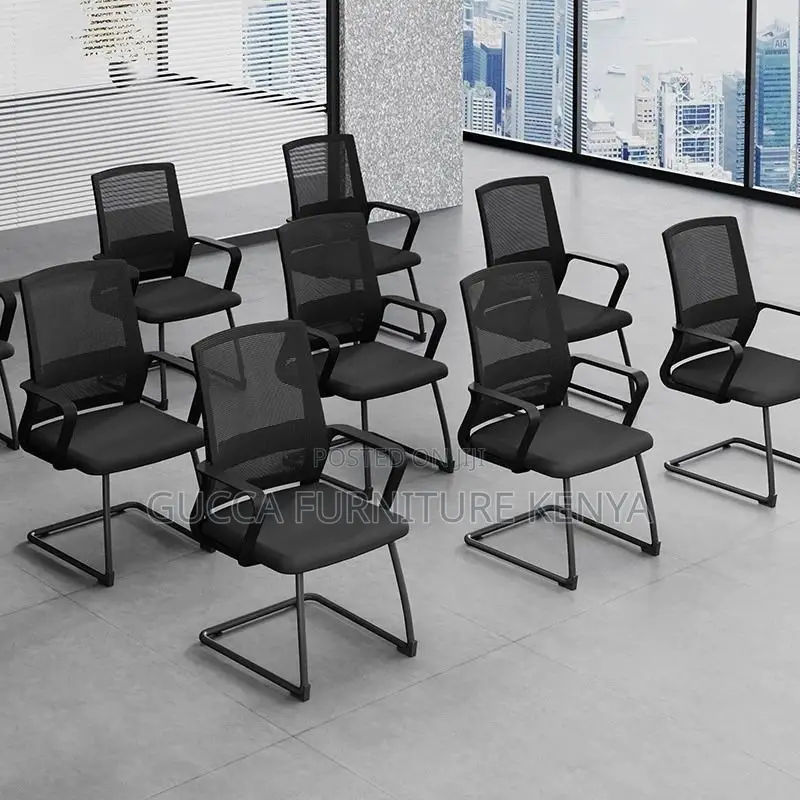 Office Chair: Staff Simple Conference Stylish Mesh Chair