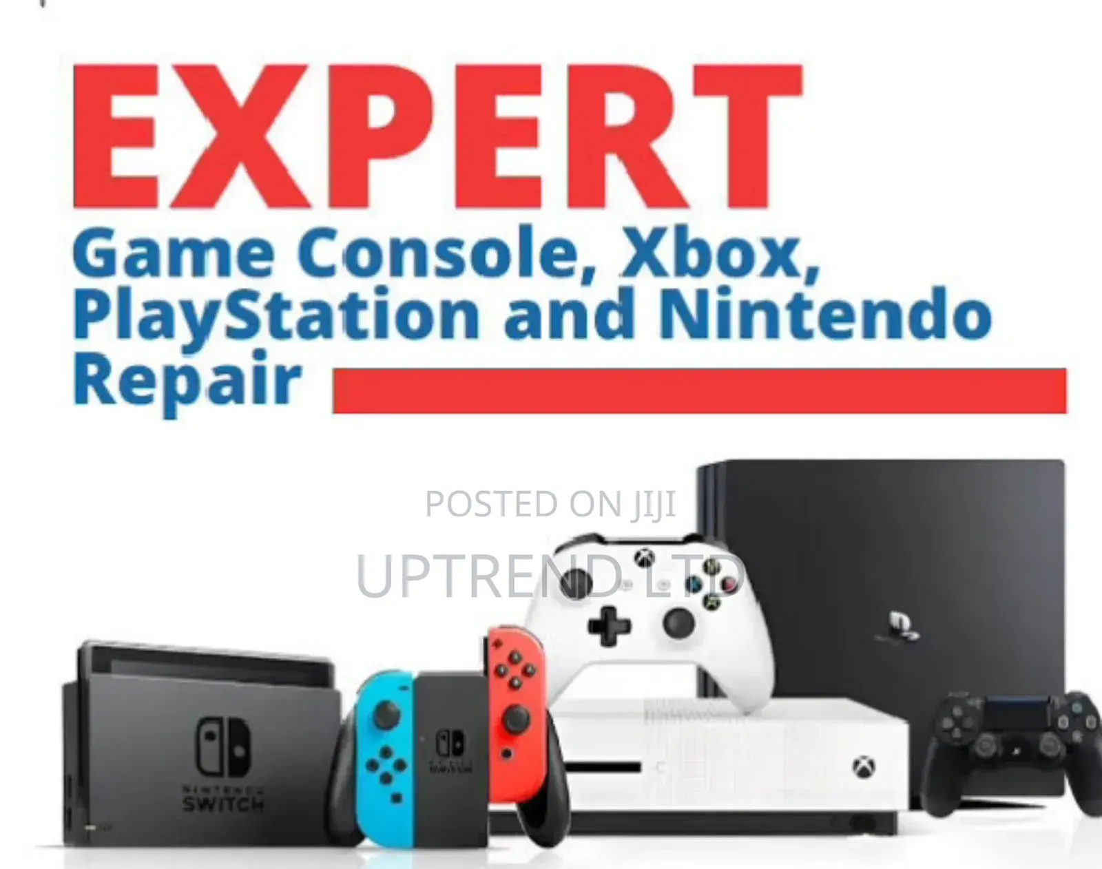 Expert Ps5 ,Ps4 ,Xbox and Nintendo Games Console Repair