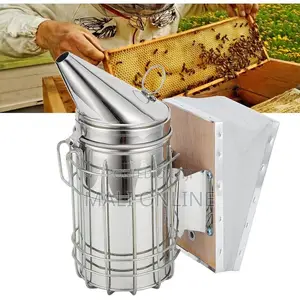 Stainless Steel Bee Smoker 11” With Heat Shield