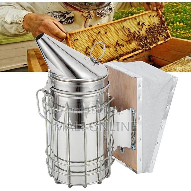 Stainless Steel Bee Smoker 11” With Heat Shield