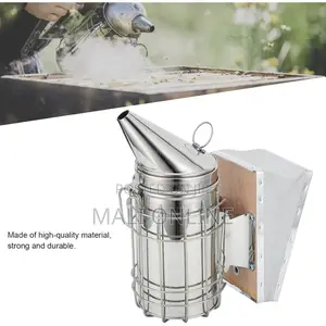 Stainless Steel Bee Smoker 11” With Heat Shield