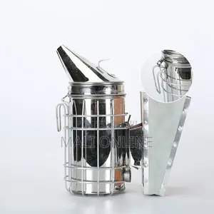 Stainless Steel Bee Smoker 11” With Heat Shield