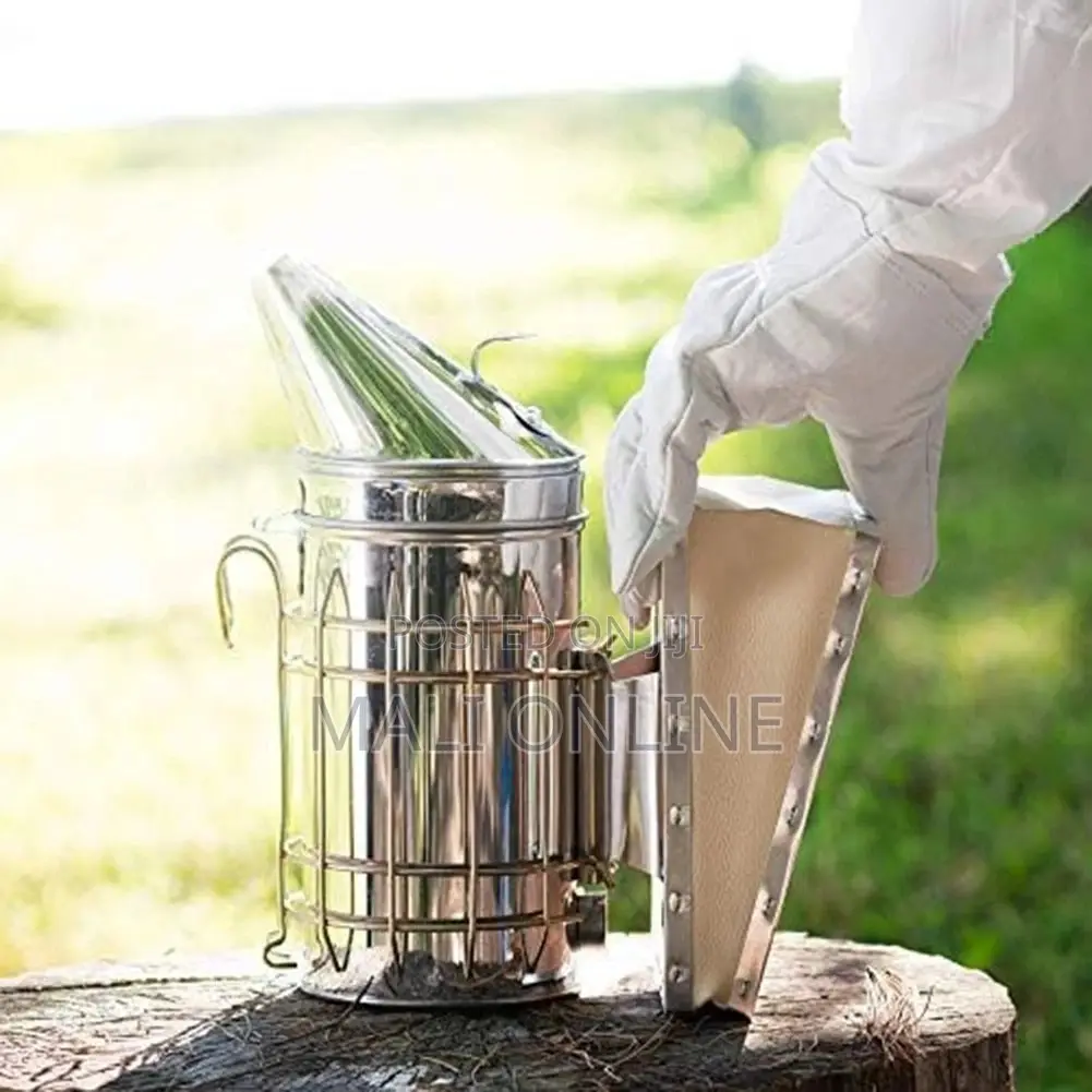 Stainless Steel Bee Smoker 11” With Heat Shield