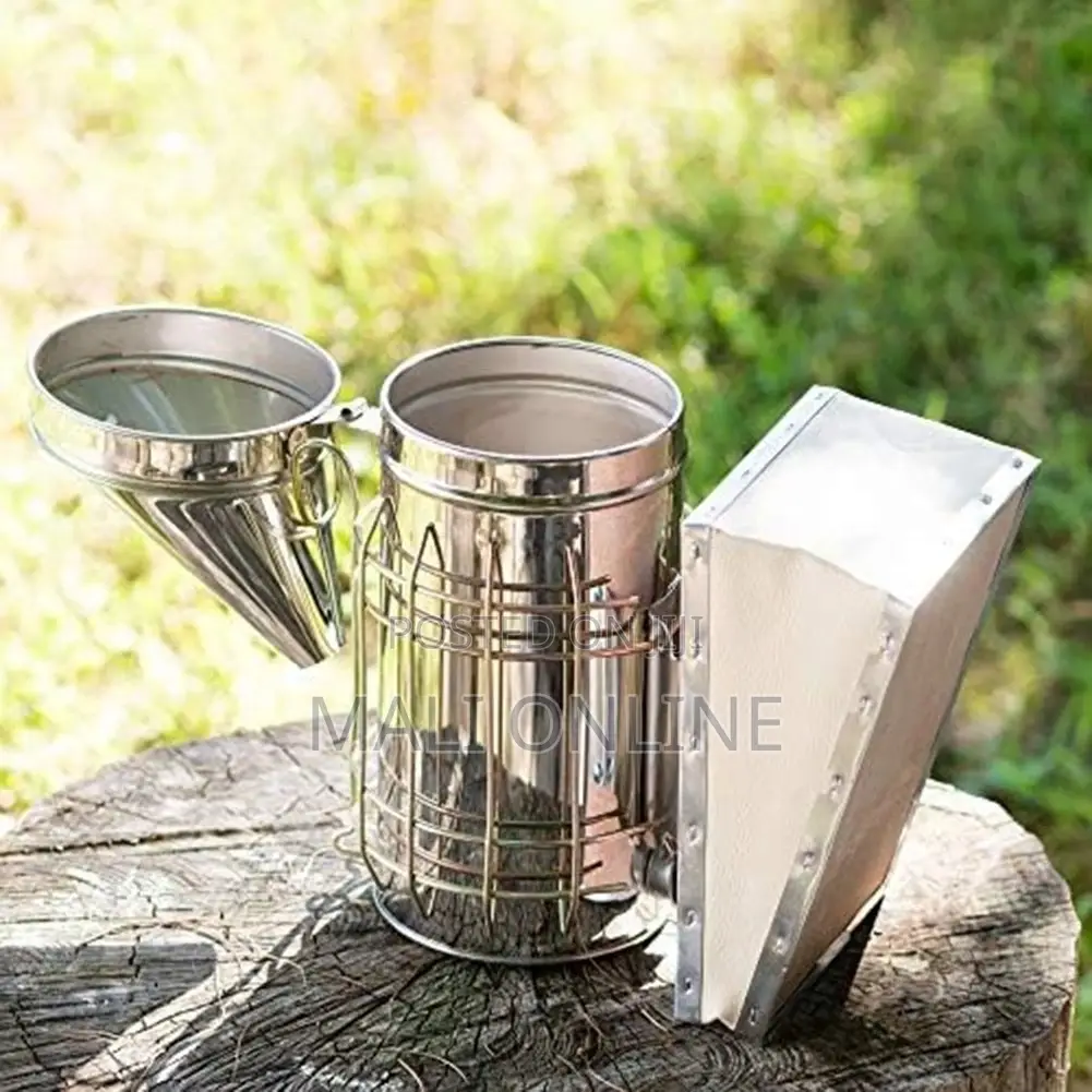 Stainless Steel Bee Smoker 11” With Heat Shield