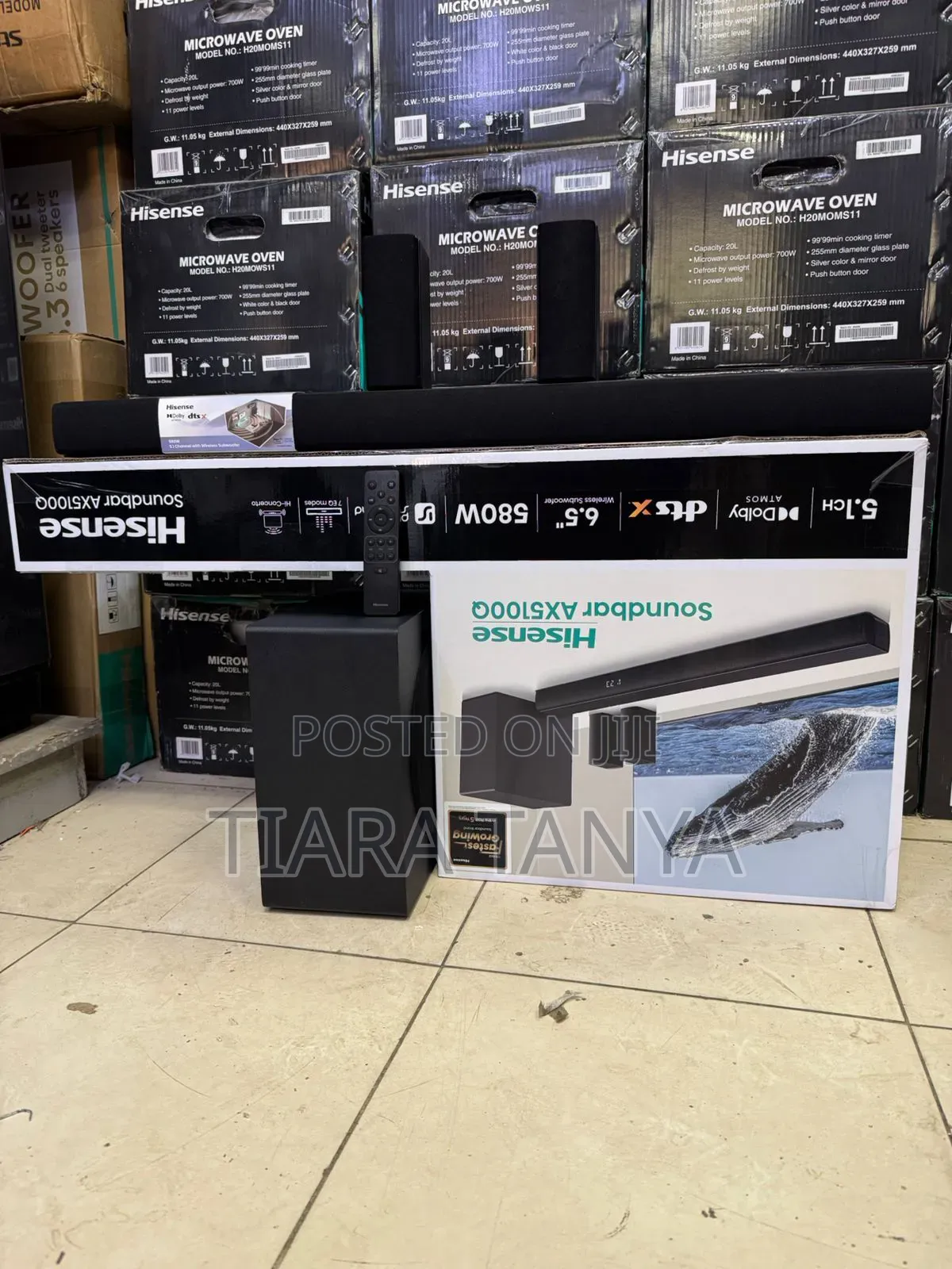Hisense Ax5100q 5.1 Ch 580 Watts Soundbar