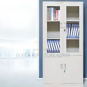 Cabinets:Metallic Dispaly Office Cabinet With Flexible Shelf