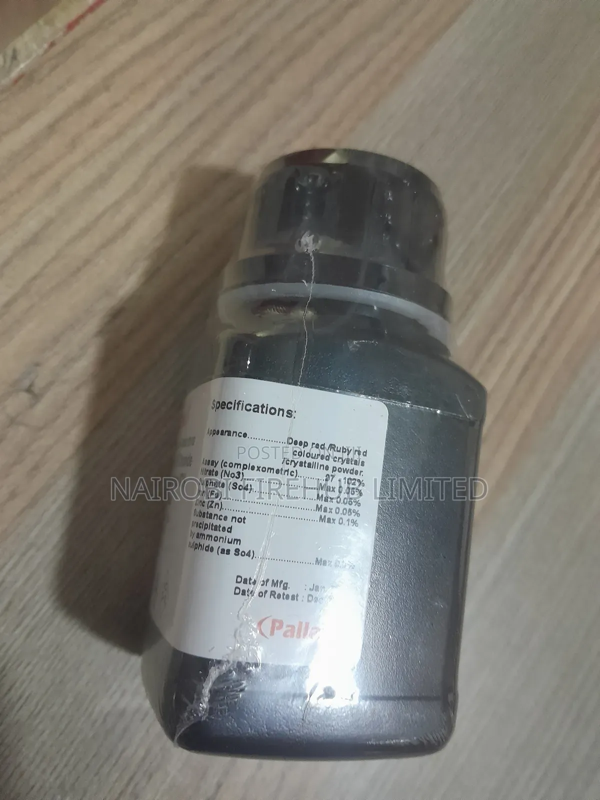 Cobalt Ii Chloride for School Lab