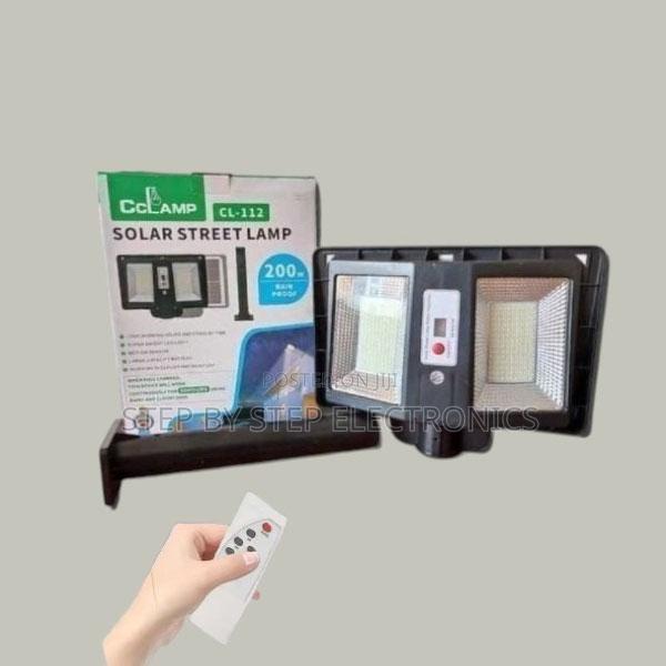 Light Control Solar Street Lamp 200watts With Motion Sensor