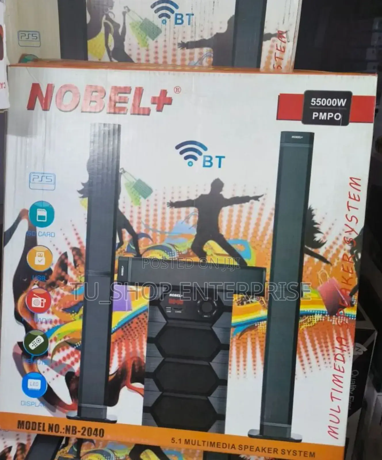 Hometheare! Nobel Tall Boy Speakers-Bt -55000w 2040