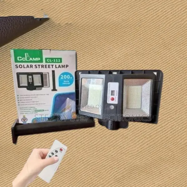 Aluminium Casing 200watts Motion Sensor Solar Street Lamp