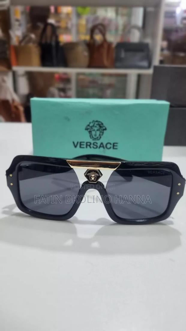 Black Versace Unisex Sunglass - thumbnail 3