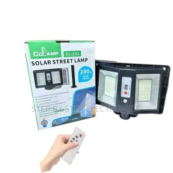 200watts Motion Sensor Solar Energy Powered Street Lamp