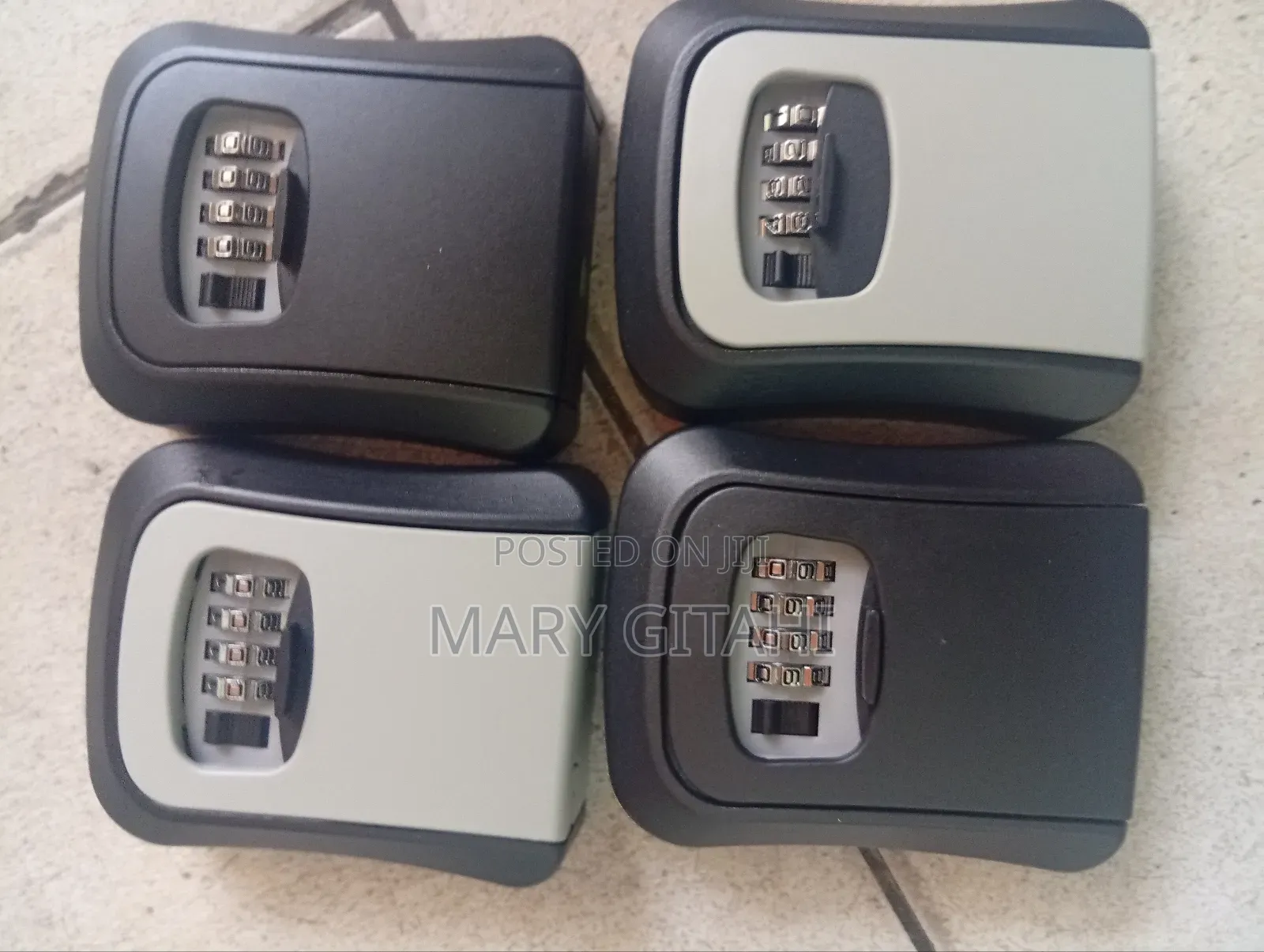 Black and Grey Lock Box