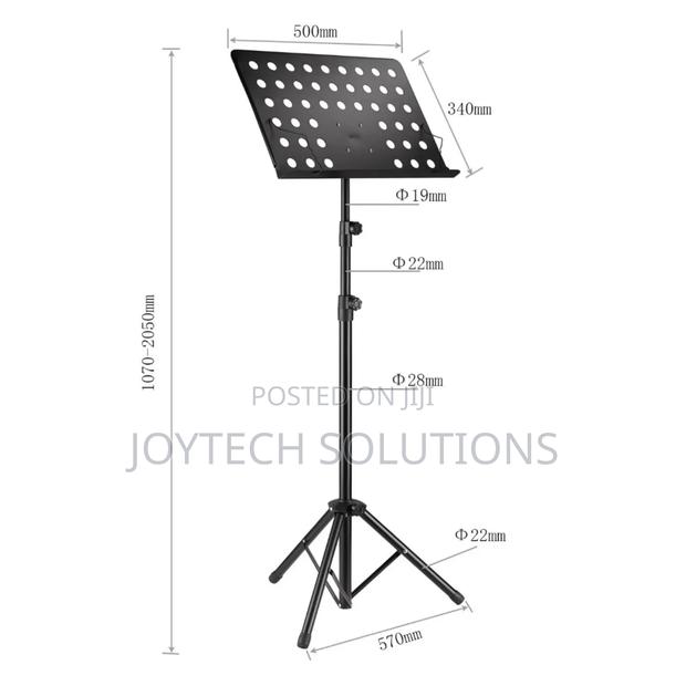 Adjustable Height Foldable Music Tripod Stand - thumbnail 2