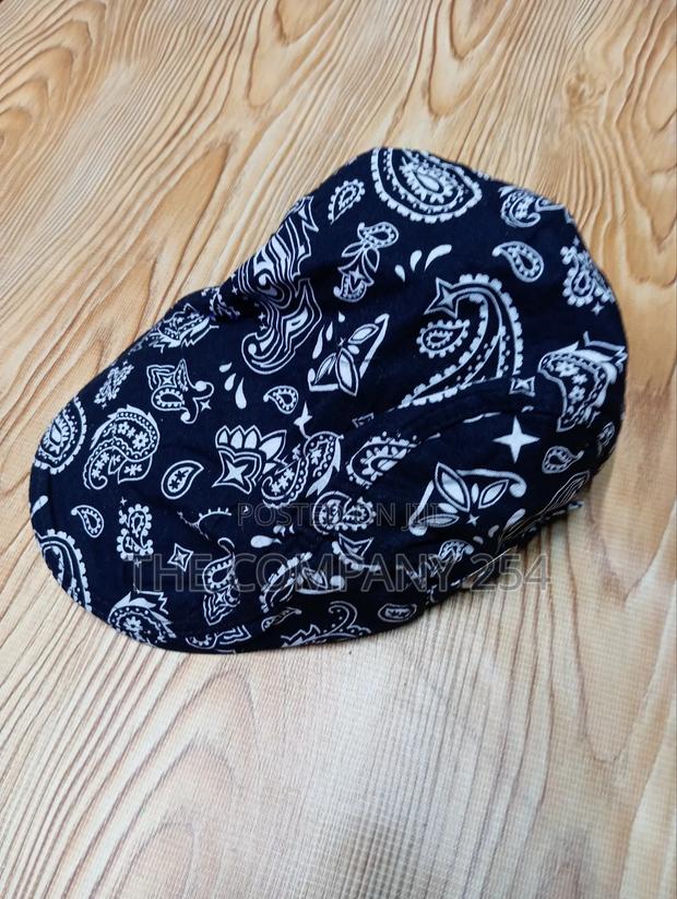 Quality Denim Checked Unisex Adjustable Kangal Hats Caps - thumbnail 8