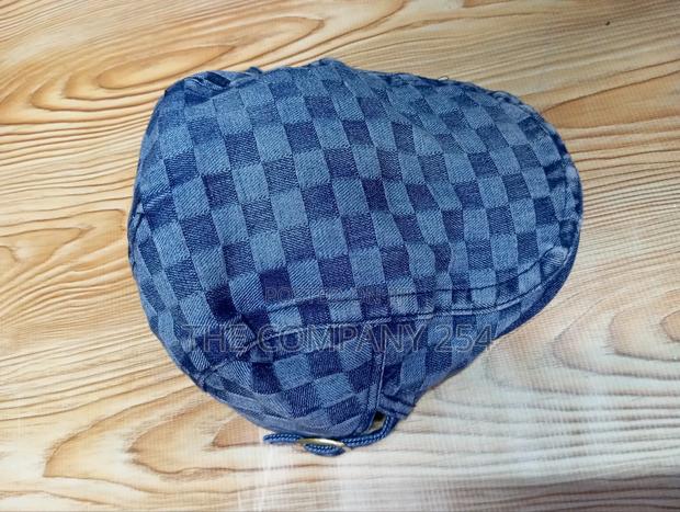 Quality Denim Checked Unisex Adjustable Kangal Hats Caps - thumbnail 9