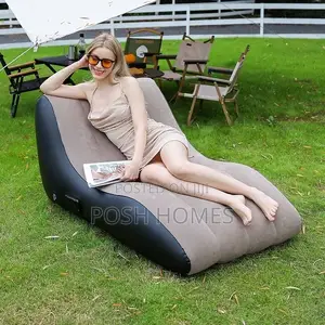 Ergonomic Inflatable Lounge Chair Set