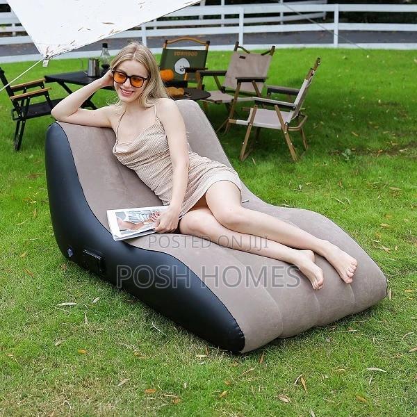 Ergonomic Inflatable Lounge Chair Set - main view
